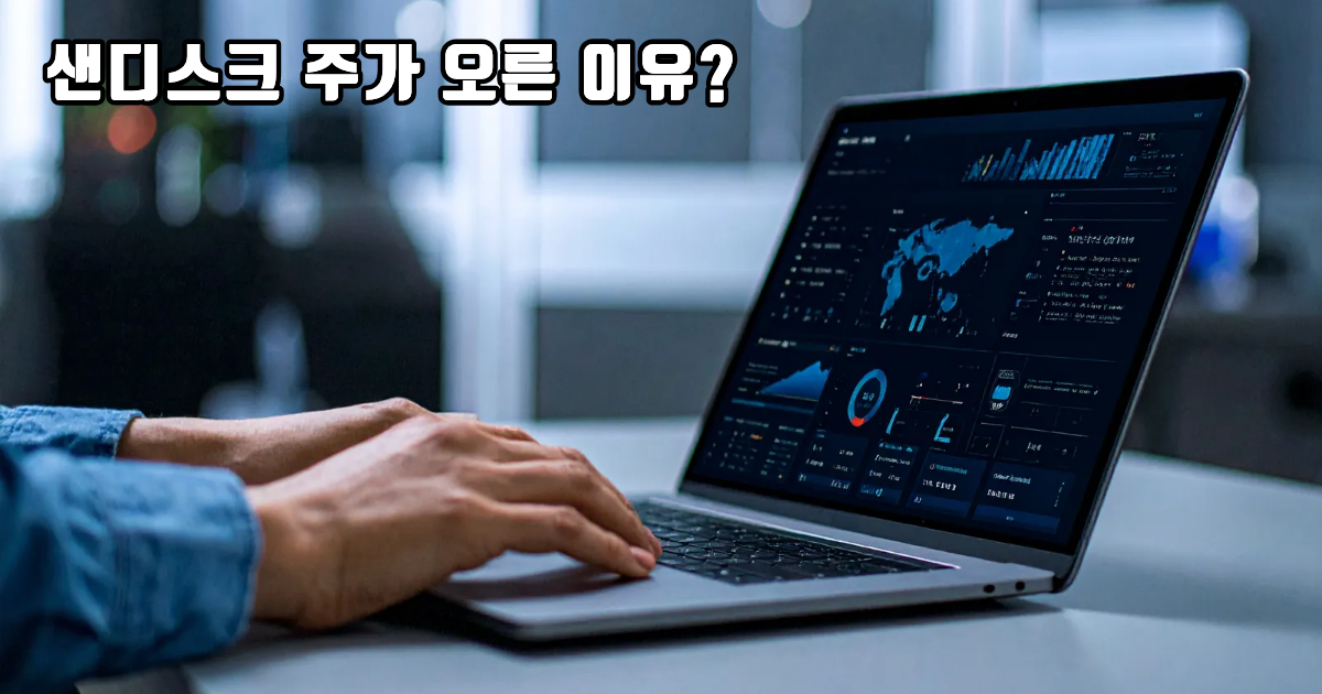 샌디스크 주가 오른 이유